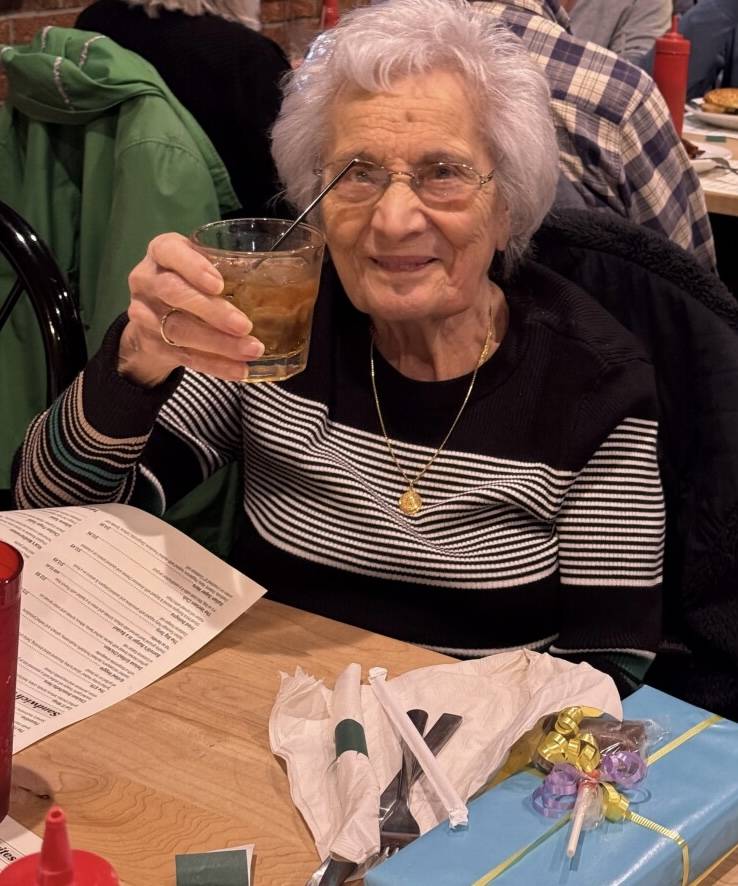 Celia Puccio at birthday dinner