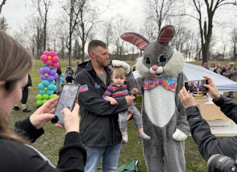 Kiwanis easter egg hunt 2025