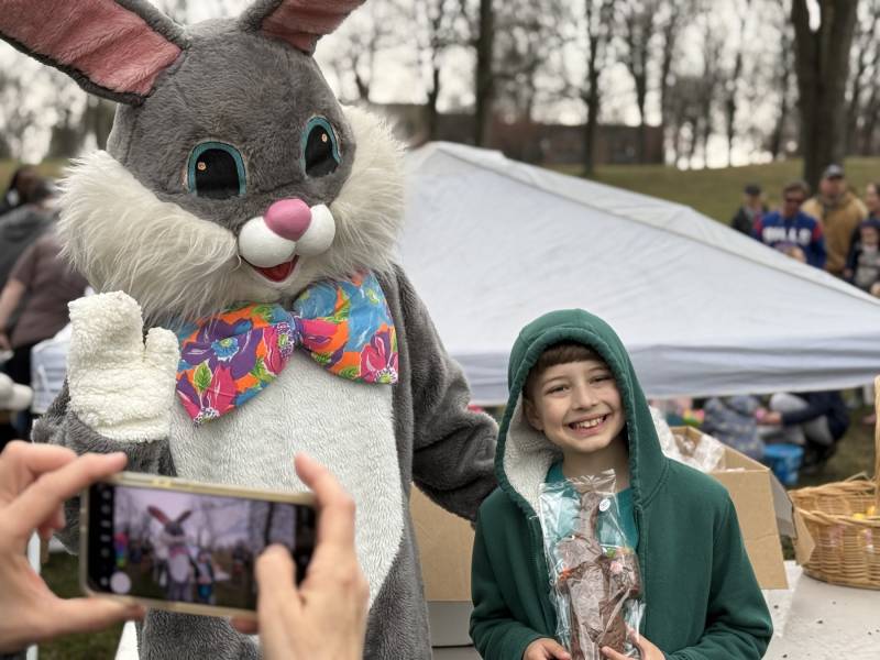 Kiwanis easter egg hunt 2025