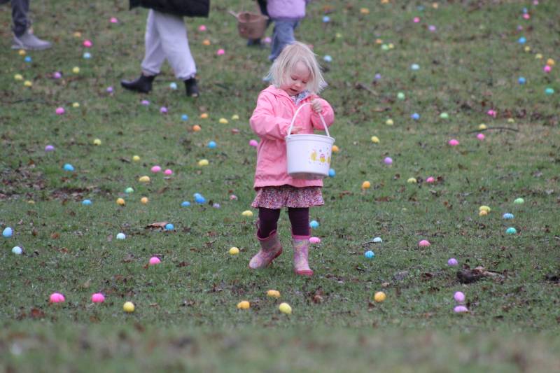 Kiwanis easter egg hunt 2025