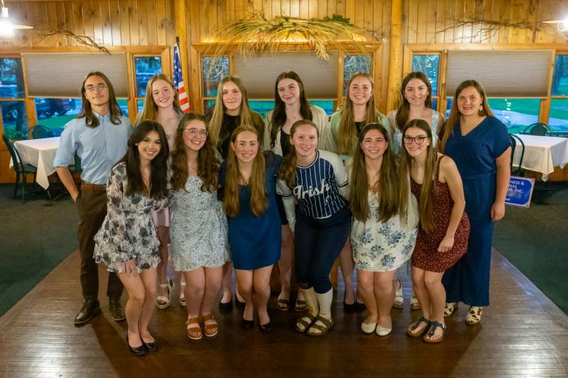  Fourteen seniors were presented one-thousand dollar scholarships at the annual Batavia Business and Professional Womens Club awards banquet at Batavia Country Club Thursday evening.  Photo by Steve Ognibene