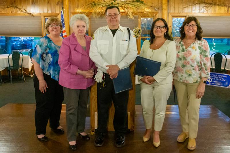 Non-Profit service organizations received four hundered dollars awards.  Photo by Steve Ognibene