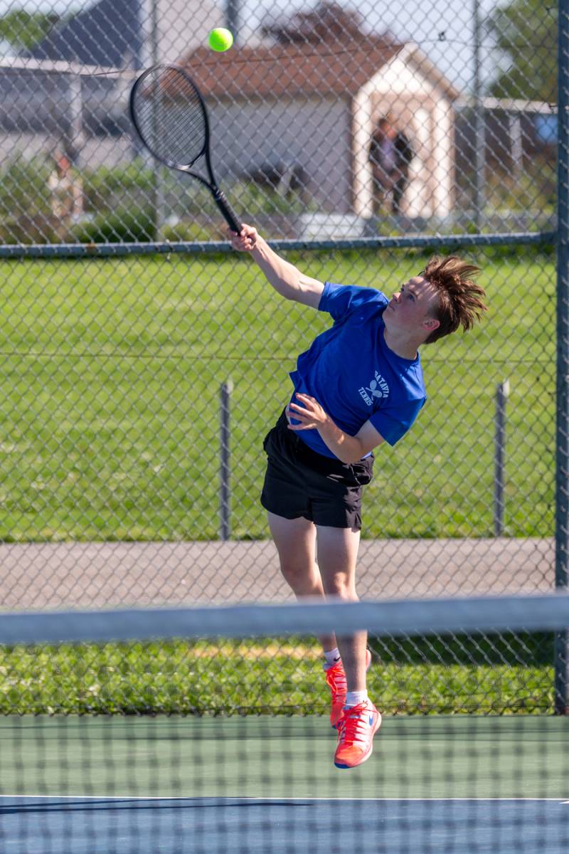 Batavia played a tough HFL team Tuesday afternoon in opening round of sectionals.  Photo by Steve Ognibene