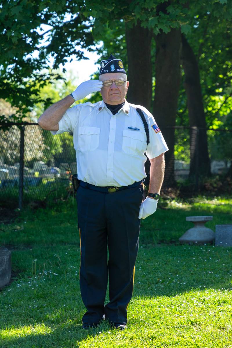Harvester Avenue Plot being honored. Photo by Steve Ognibene