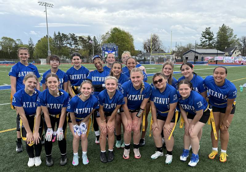flag football senior night batavia