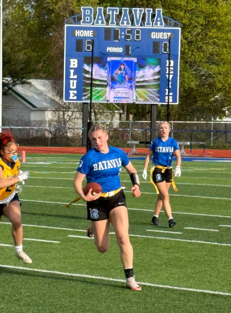 flag football senior night batavia