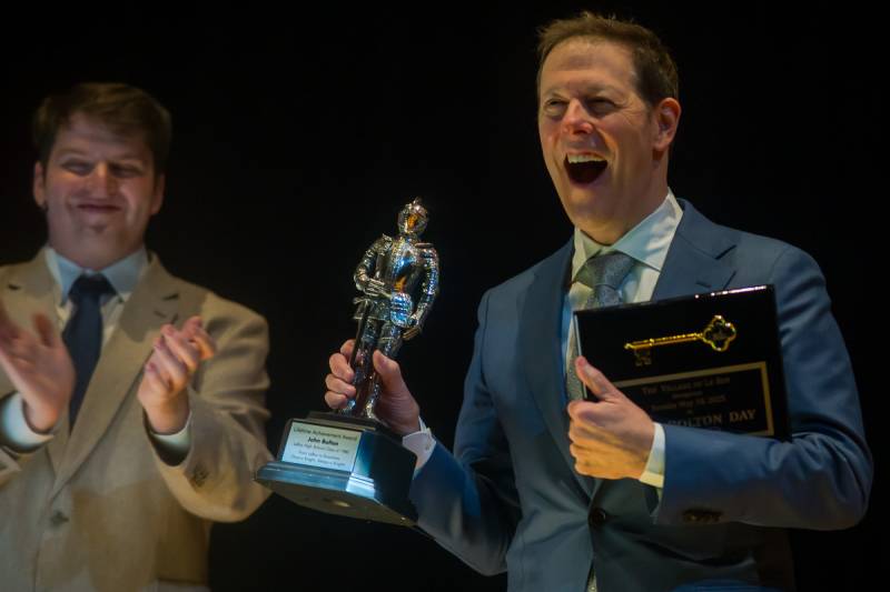Le Roy celebrates John Bolton’s legacy with laughter, music, and memories