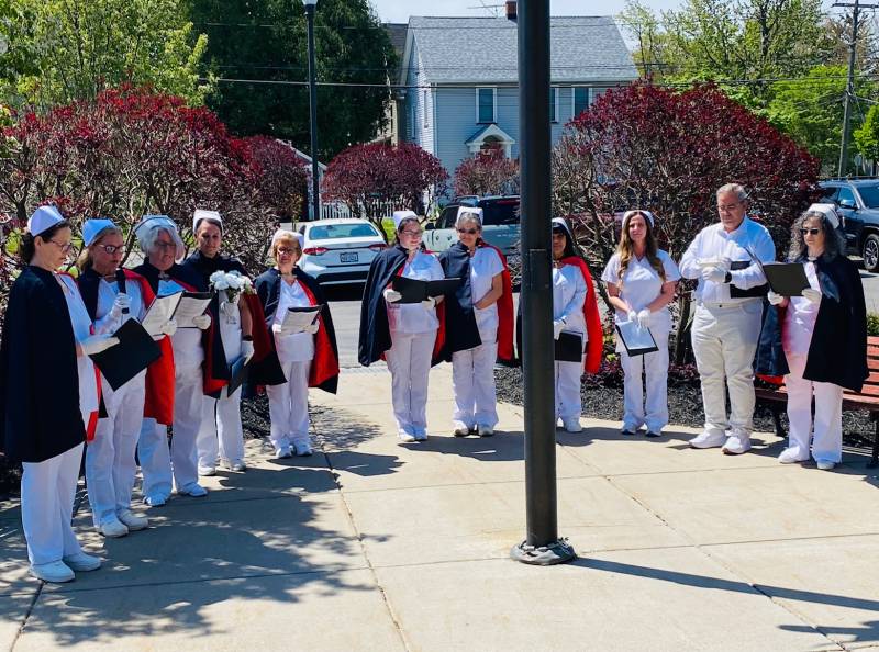 Nurse Honor Guard for GLOW