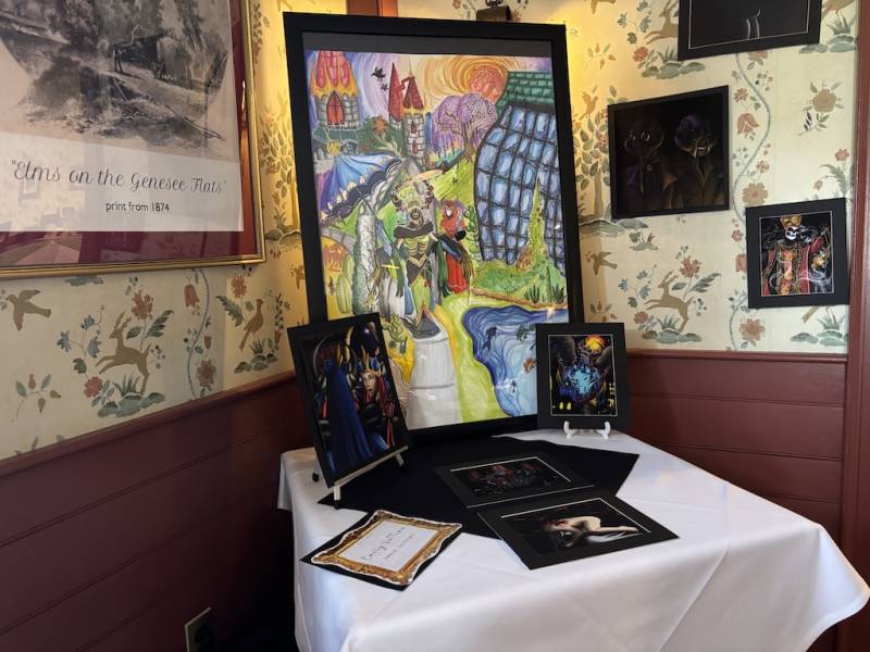Art by Emily Vattimo is desplayed chronologically.