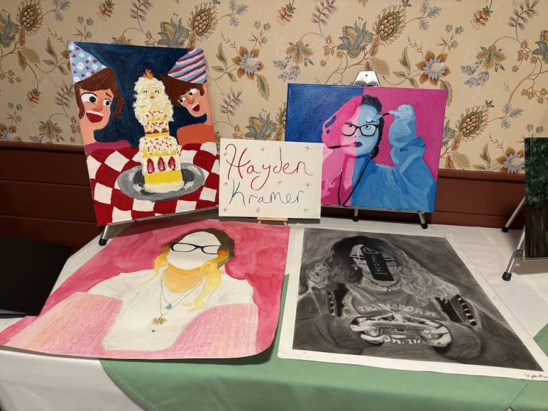 This art by Hayden Kramer shows that art can be in all types of forms, including frosting.