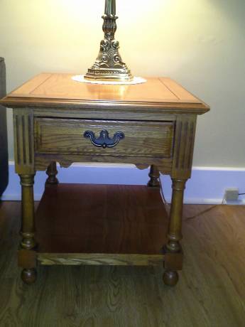 Broyhill Coffee Table And Matching End Tables The Batavian